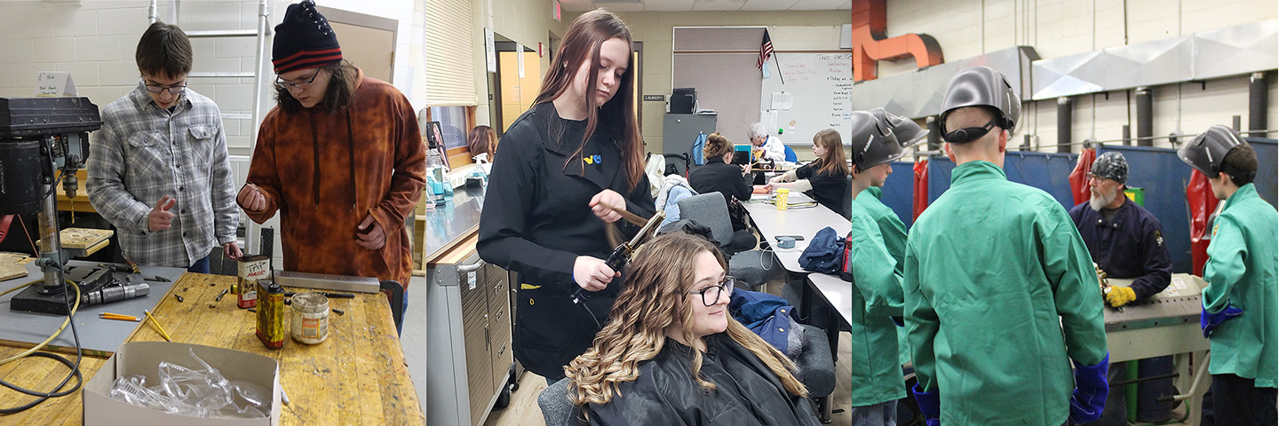 CTE students in action
