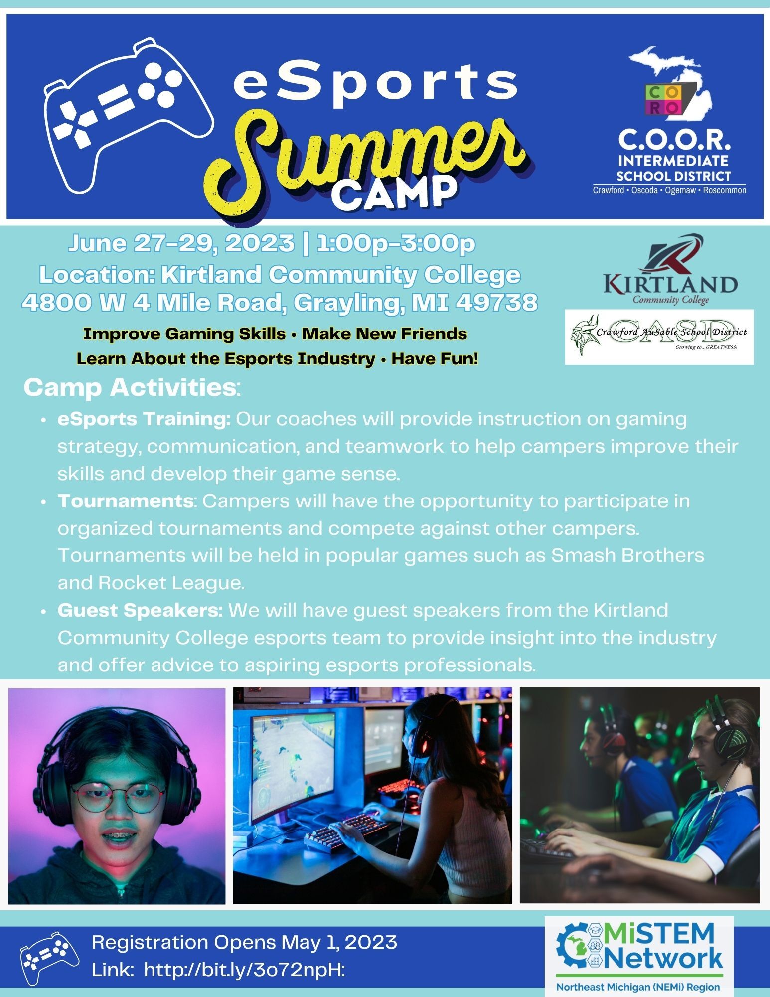 eSport Summer Camp Information