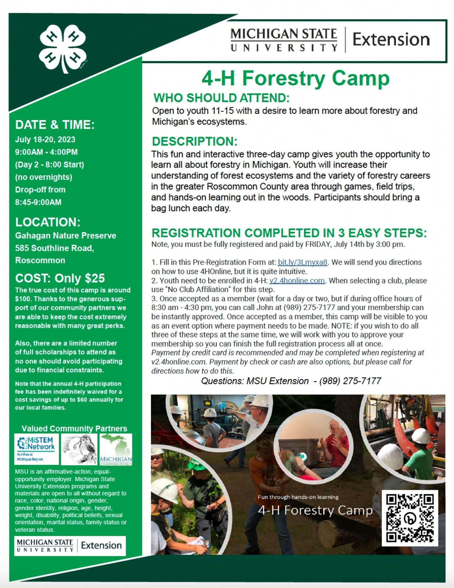 Summer Camp: Forestry Camp