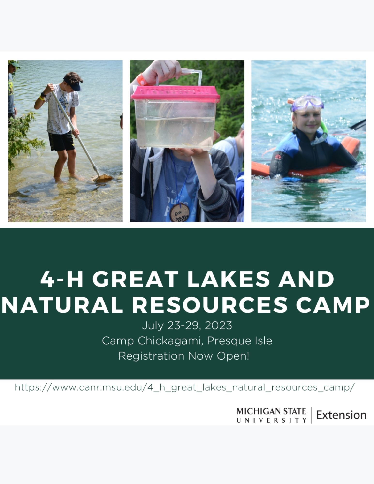 Summer Camp: Great Lakes Natural Resource Camp